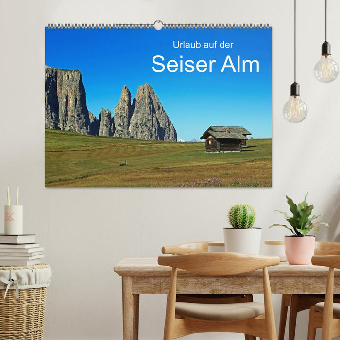 Urlaub auf der Seiser Alm (CALVENDO Wandkalender 2025)