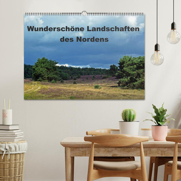 Wunderschöne Landschaften des Nordens (CALVENDO Wandkalender 2025)