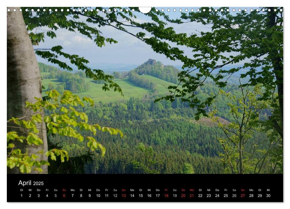 Mein liebes Lausitzer Gebirge (CALVENDO Wandkalender 2025)