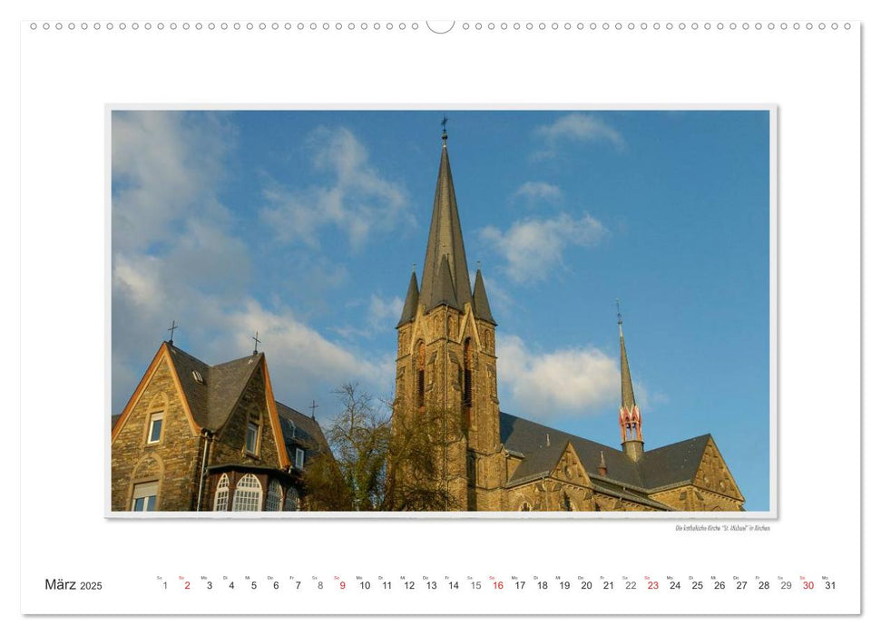 Emotionale Momente: Kirchen – lebenswerte Verbandsgemeinde. (CALVENDO Premium Wandkalender 2025)