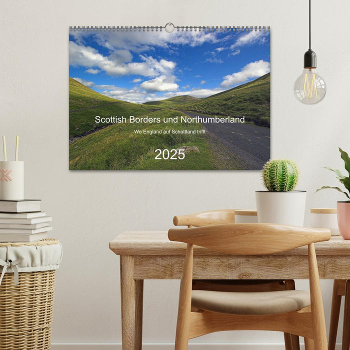 Scottish Borders und Northumberland (CALVENDO Wandkalender 2025)