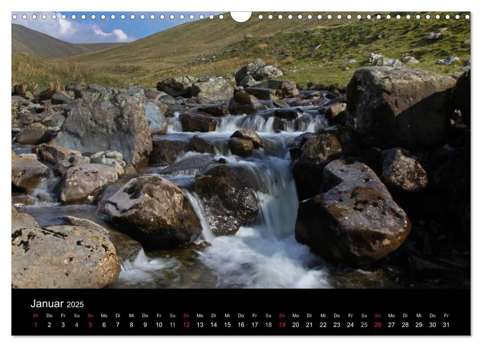 Scottish Borders und Northumberland (CALVENDO Wandkalender 2025)