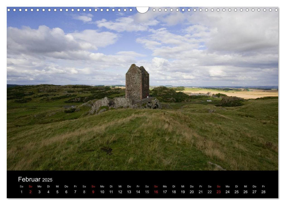 Scottish Borders und Northumberland (CALVENDO Wandkalender 2025)