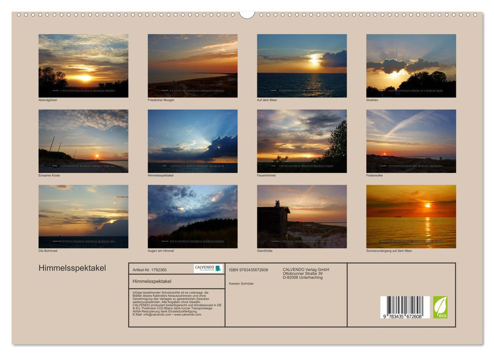 Himmelsspektakel (CALVENDO Premium Wandkalender 2025)