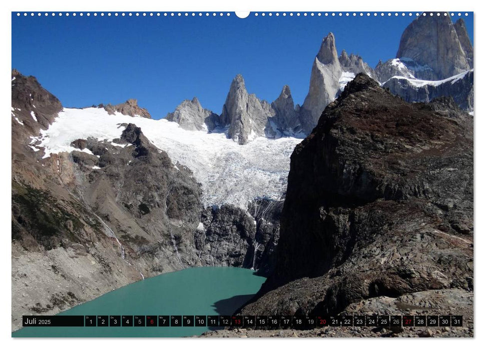 Von Iguazú bis Ushuaia - vom Regenwald bis Feuerland (CALVENDO Premium Wandkalender 2025)