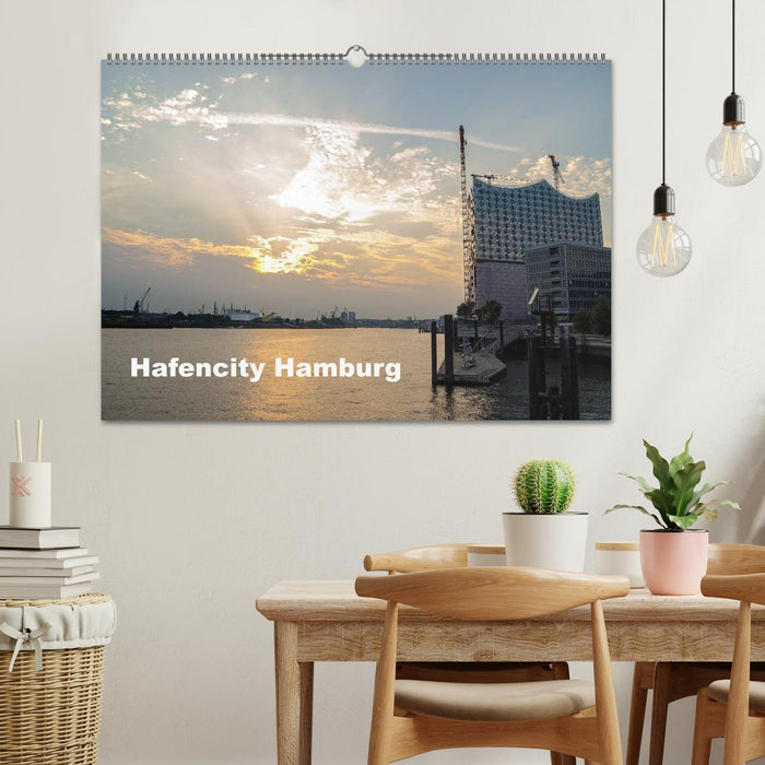 Hafencity Hamburg – die Perspektive (CALVENDO Wandkalender 2025)