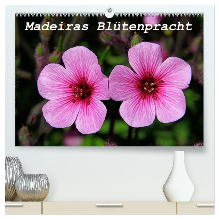 Madeiras Blütenpracht (CALVENDO Premium Wandkalender 2025)