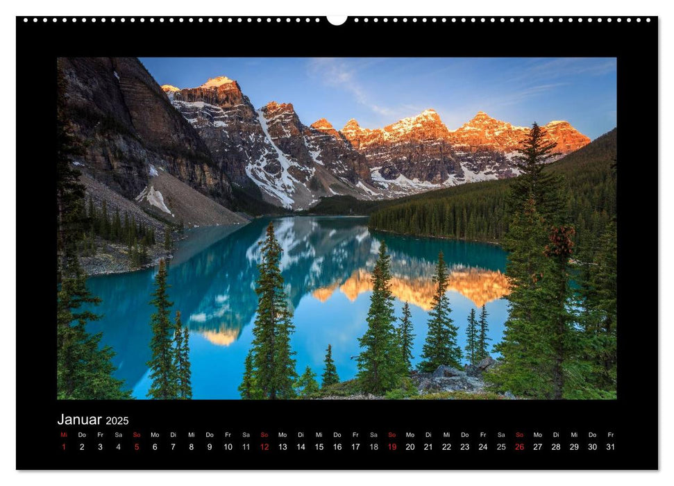 KANADA - Rocky Mountains (CALVENDO Premium Wandkalender 2025)