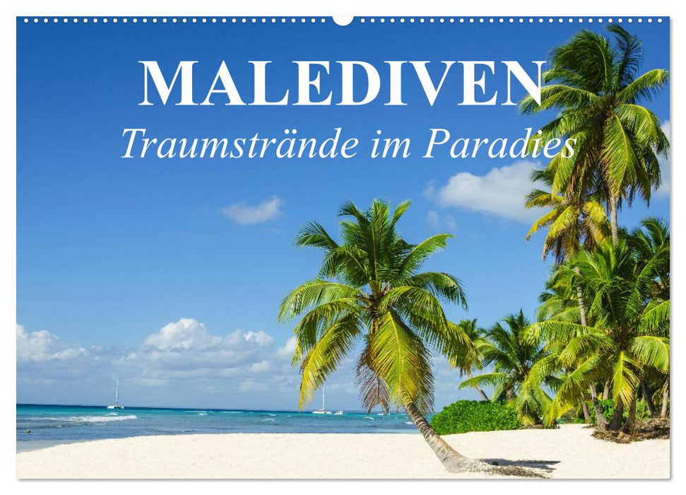 Malediven - Traumstrände im Paradies (CALVENDO Wandkalender 2025)