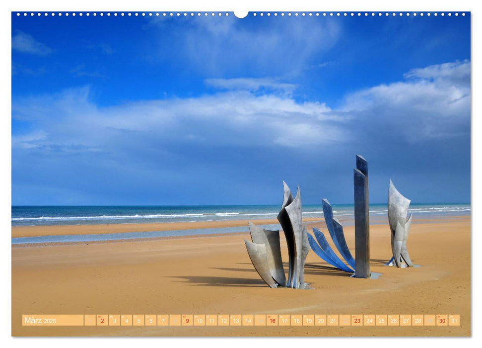 Quer durch die Normandie (CALVENDO Premium Wandkalender 2025)