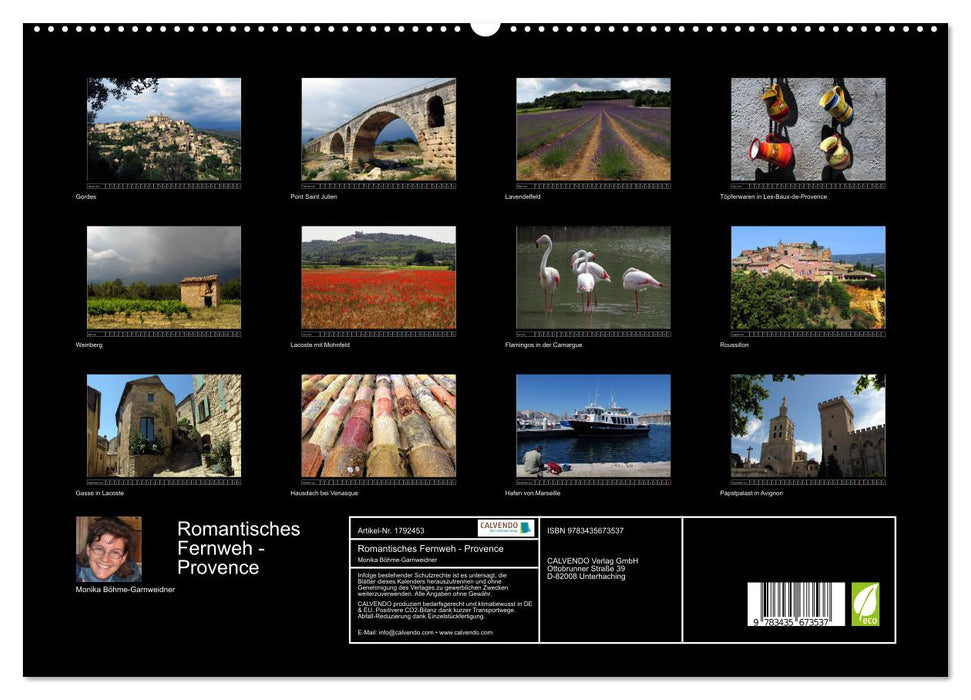 Romantisches Fernweh - Provence (CALVENDO Premium Wandkalender 2025)