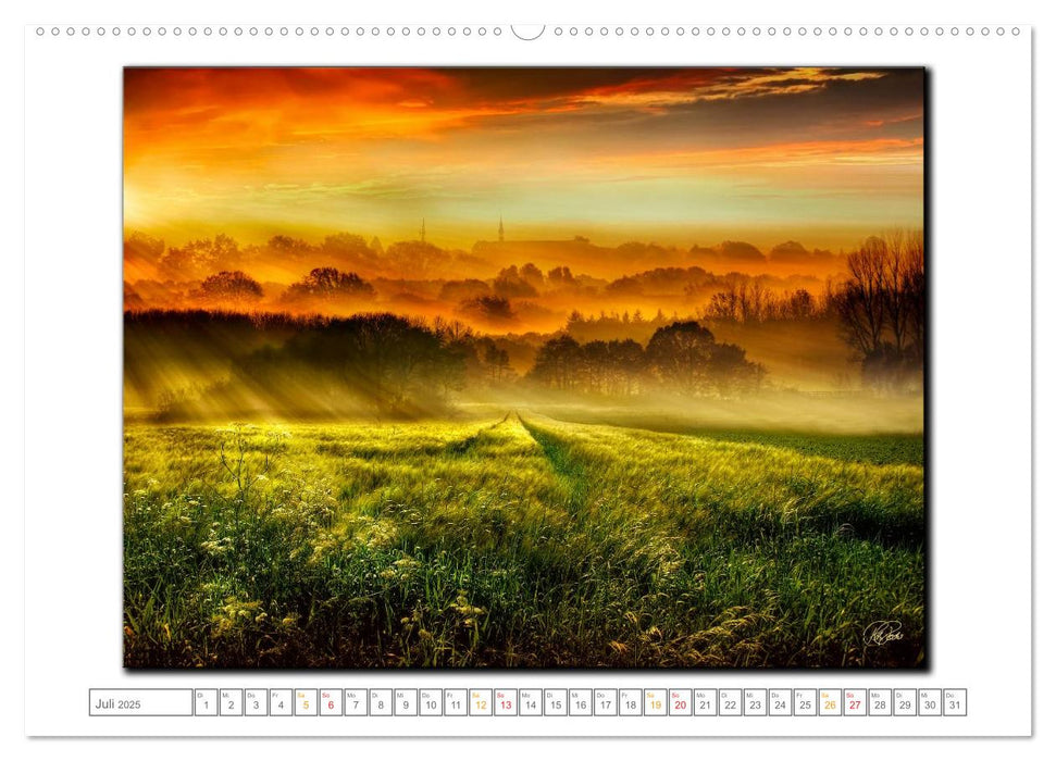 Zwischenzeiten - Zeiten zwischen Tag und Nacht (CALVENDO Premium Wandkalender 2025)