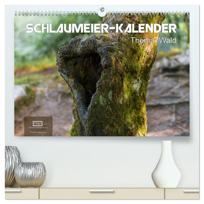 Schlaumeier-Kalender - Thema: Wald (CALVENDO Premium Wandkalender 2025)