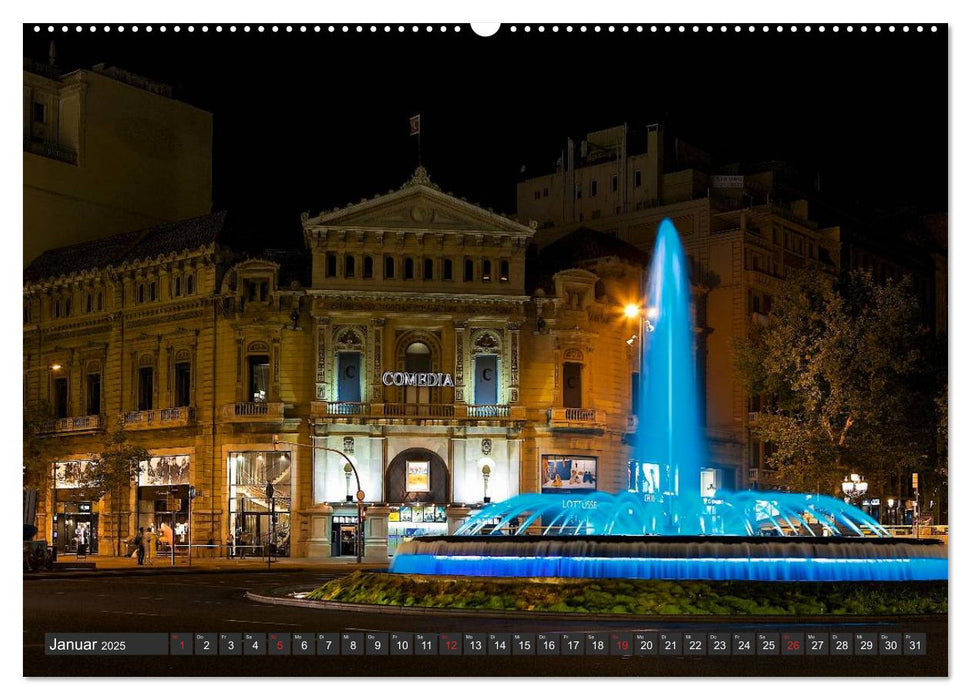 Barcelona Impressionen (CALVENDO Premium Wandkalender 2025)