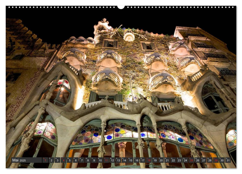 Barcelona Impressionen (CALVENDO Premium Wandkalender 2025)