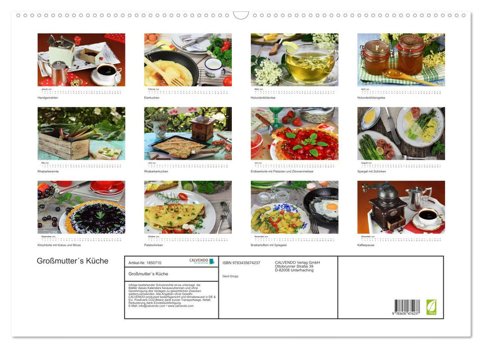 Großmutter´s Küche (CALVENDO Wandkalender 2025)