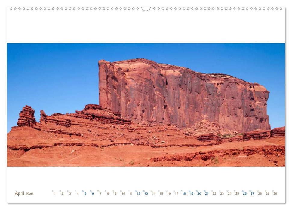 MONUMENT VALLEY Idylle im Panorama (CALVENDO Premium Wandkalender 2025)