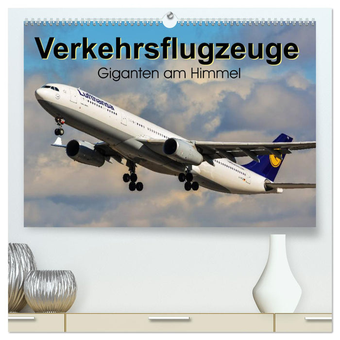 Verkehrsflugzeuge (CALVENDO Premium Wandkalender 2025)