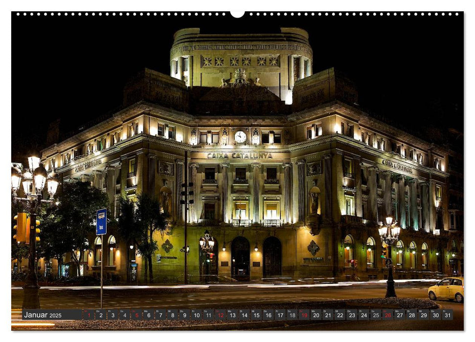 Metropole Barcelona (CALVENDO Premium Wandkalender 2025)