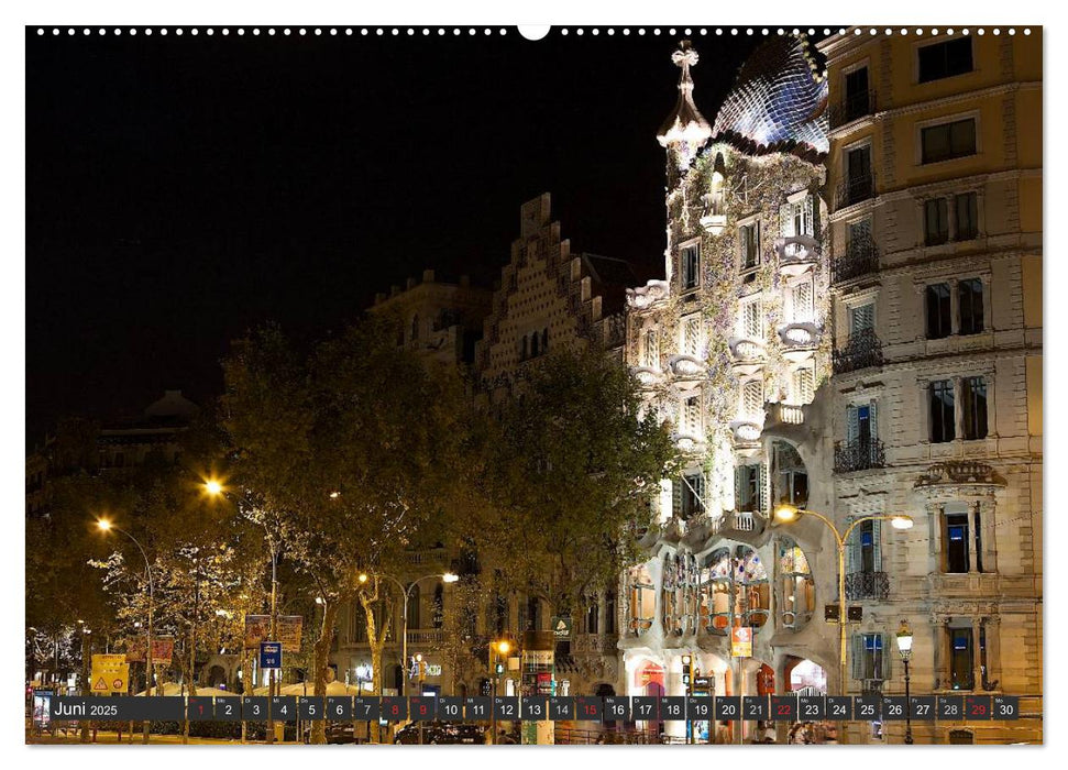 Metropole Barcelona (CALVENDO Premium Wandkalender 2025)