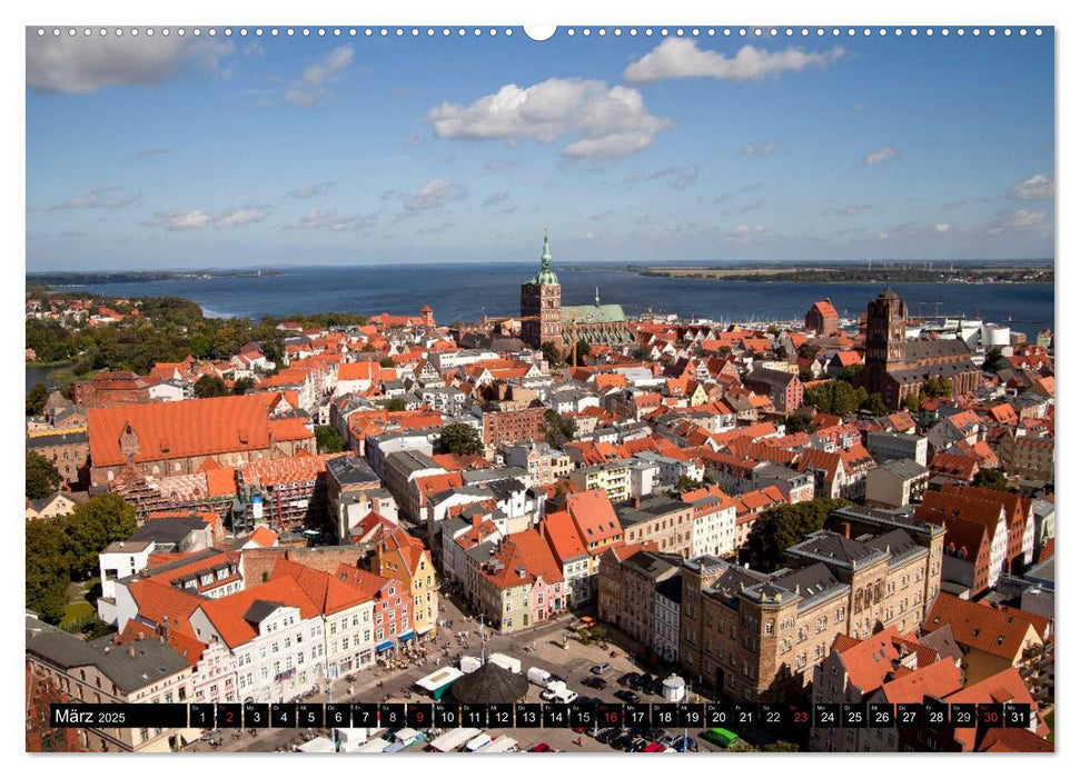 Hansestadt Stralsund (CALVENDO Premium Wandkalender 2025)