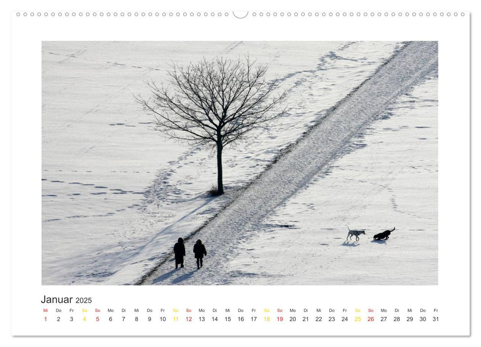 Weserbergland Impressionen (CALVENDO Premium Wandkalender 2025)