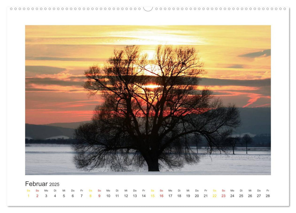 Weserbergland Impressionen (CALVENDO Premium Wandkalender 2025)