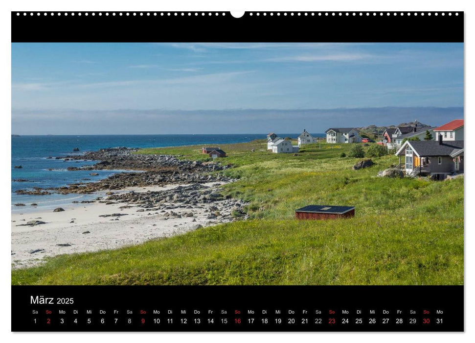 Sommer auf den Lofoten (CALVENDO Wandkalender 2025)