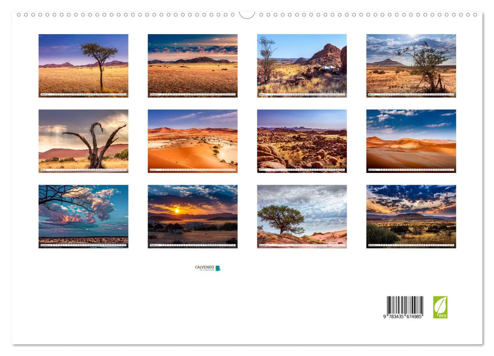 Namibia - Farben und Licht (CALVENDO Premium Wandkalender 2025)