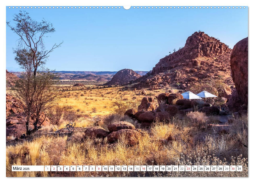 Namibia - Farben und Licht (CALVENDO Premium Wandkalender 2025)