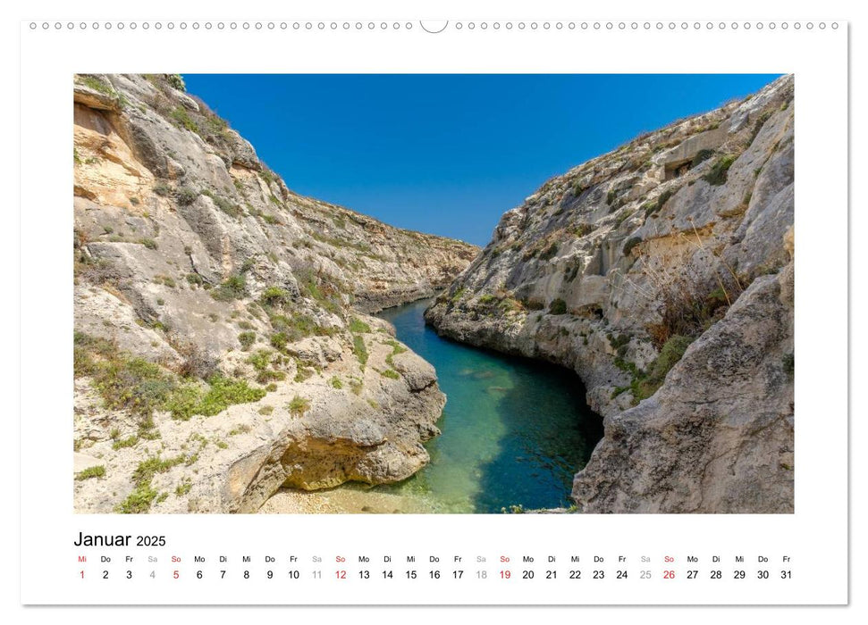 Magisches Malta und Gozo (CALVENDO Wandkalender 2025)