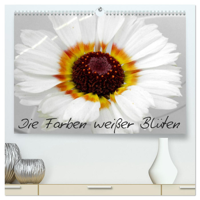 Die Farben weißer Blüten (CALVENDO Premium Wandkalender 2025)