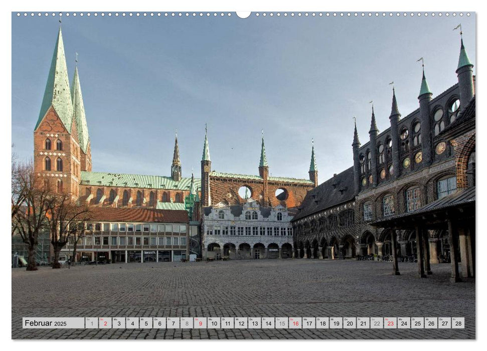 Hansestadt Lübeck (CALVENDO Premium Wandkalender 2025)