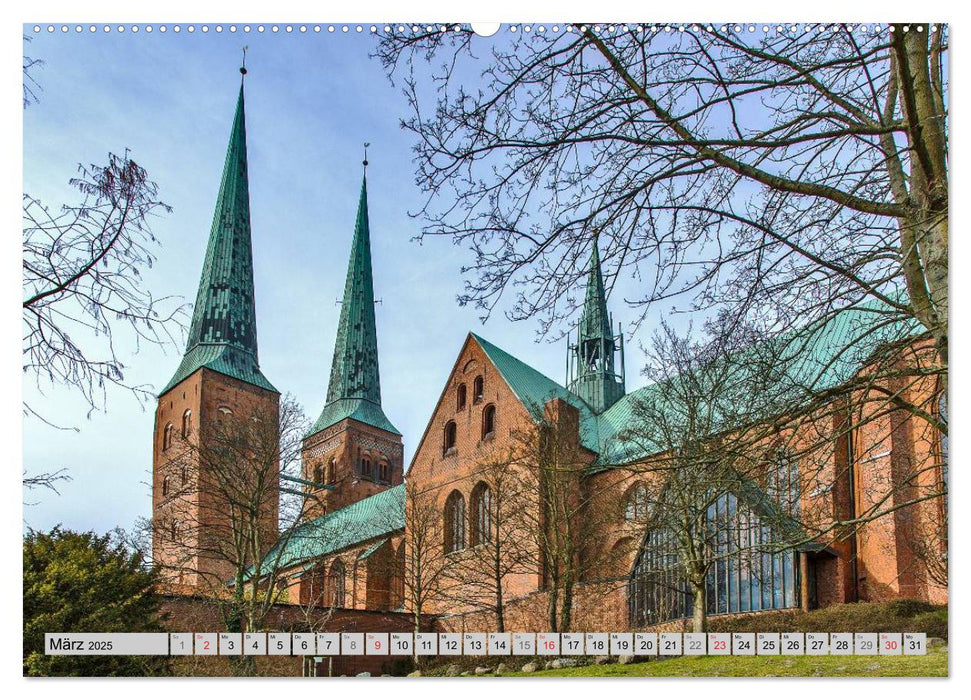 Hansestadt Lübeck (CALVENDO Premium Wandkalender 2025)