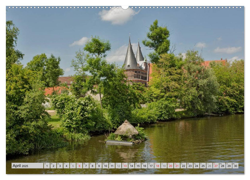 Hansestadt Lübeck (CALVENDO Premium Wandkalender 2025)