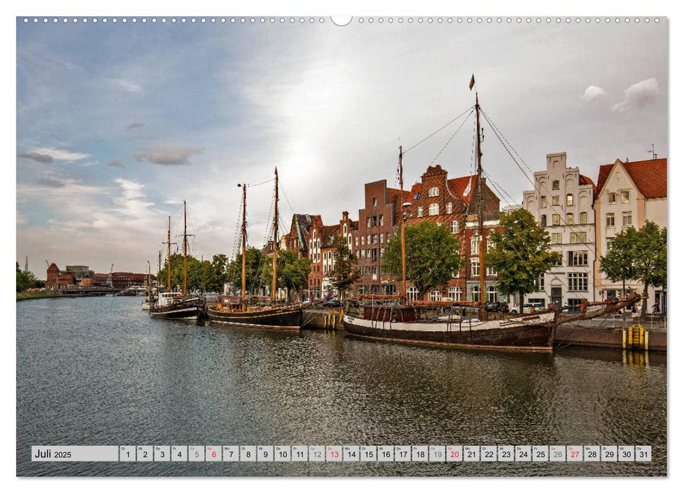 Hansestadt Lübeck (CALVENDO Premium Wandkalender 2025)