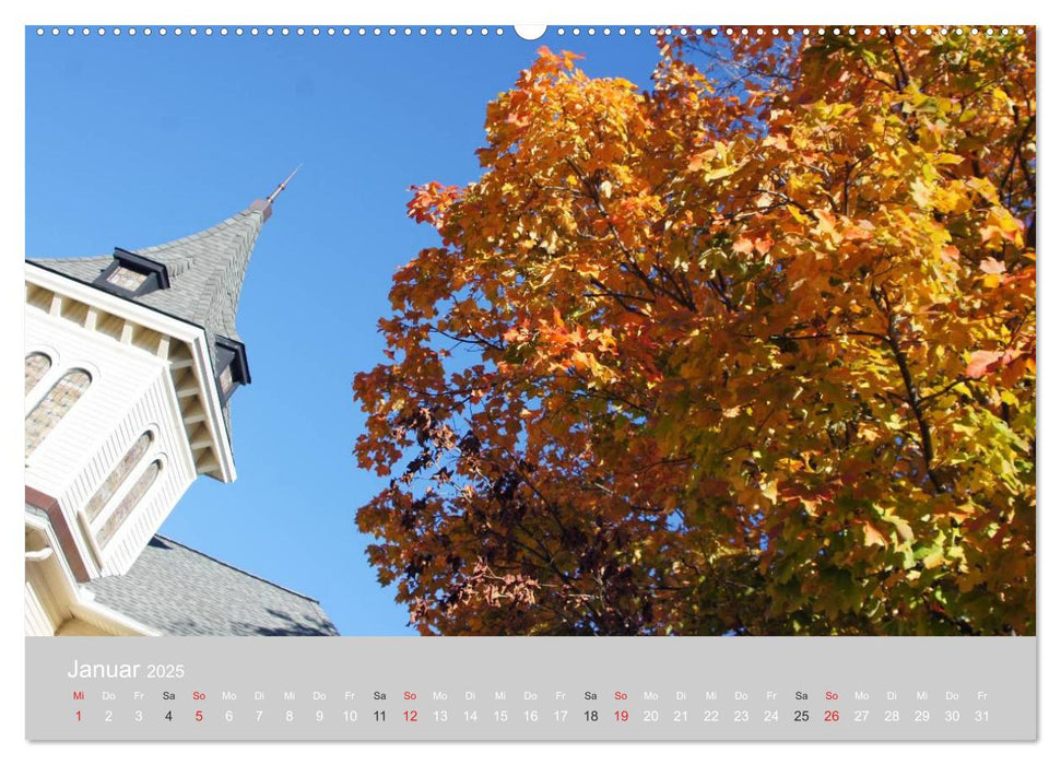 Indian Summer in New England (CALVENDO Premium Wandkalender 2025)