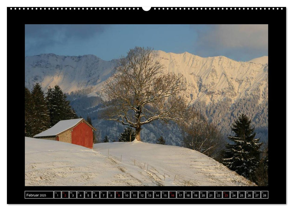 Oberallgäuer Lichtstimmungen (CALVENDO Premium Wandkalender 2025)