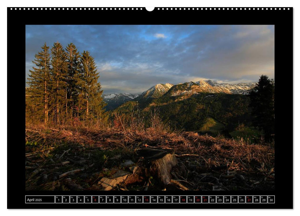 Oberallgäuer Lichtstimmungen (CALVENDO Premium Wandkalender 2025)