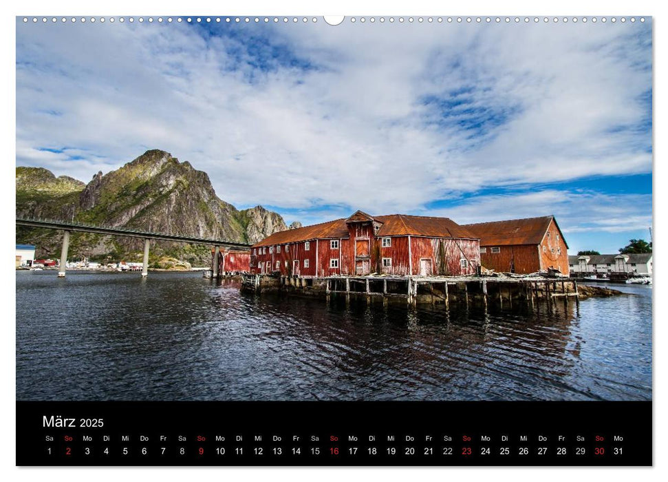 Nördliches Norwegen (CALVENDO Wandkalender 2025)