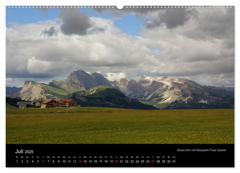 DOLOMITEN 2025 (CALVENDO Premium Wandkalender 2025)