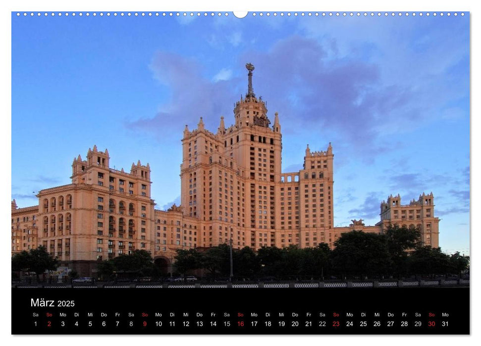 Moskau (CALVENDO Premium Wandkalender 2025)