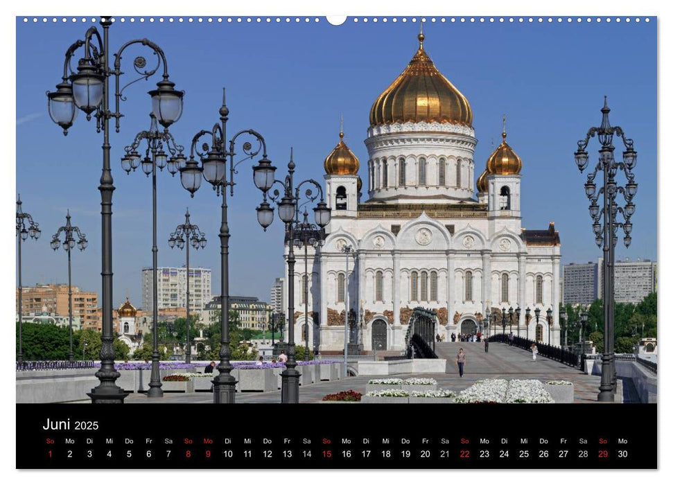 Moskau (CALVENDO Premium Wandkalender 2025)