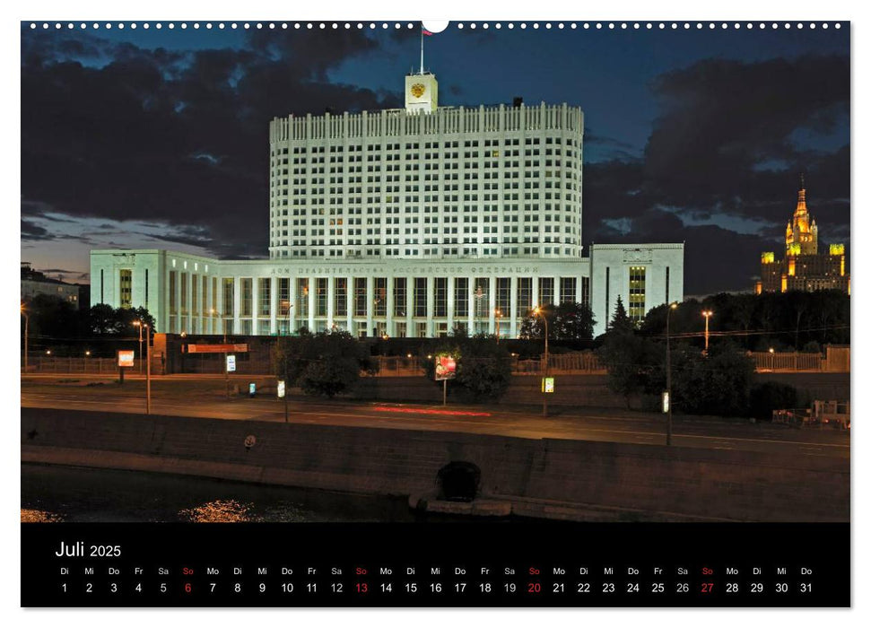 Moskau (CALVENDO Premium Wandkalender 2025)