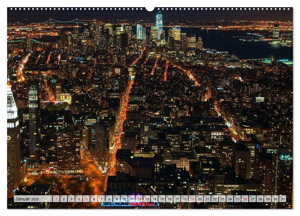 Big City Lights - Metropolen im Lichterglanz (CALVENDO Wandkalender 2025)
