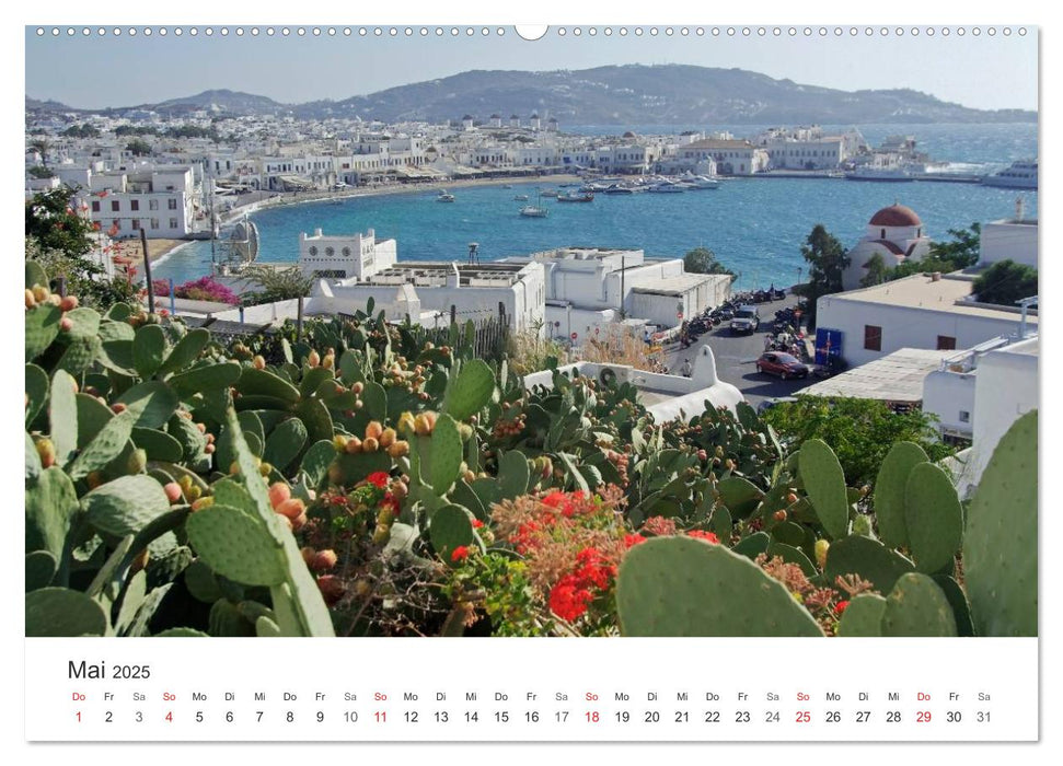 MYKONOS - Insel des Jetset (CALVENDO Premium Wandkalender 2025)