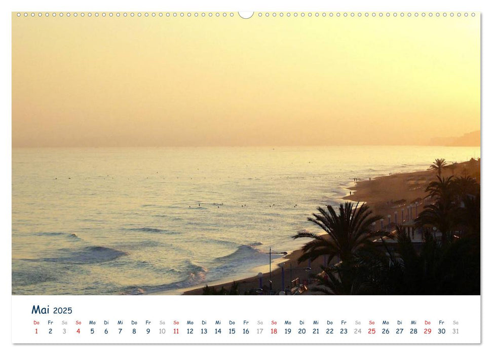 COSTA DEL SOL - Wellenspiel (CALVENDO Premium Wandkalender 2025)