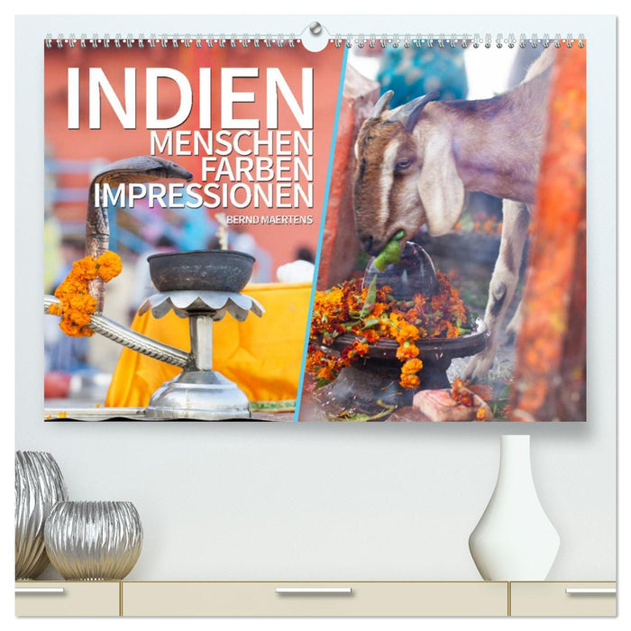 INDIEN Menschen Farben Impressionen (CALVENDO Premium Wandkalender 2025)