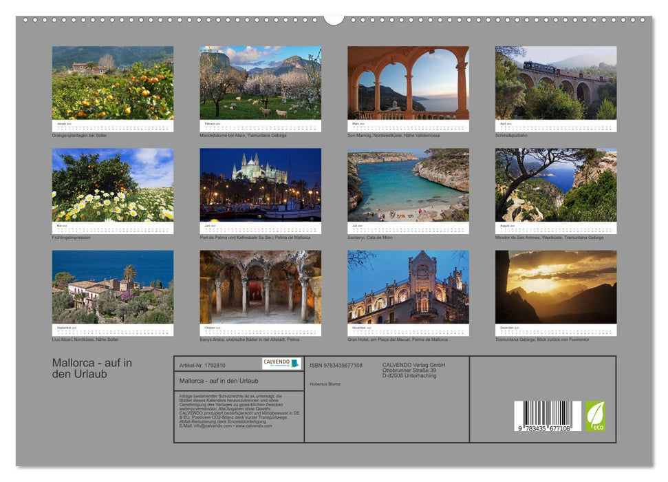 Mallorca - auf in den Urlaub (CALVENDO Premium Wandkalender 2025)