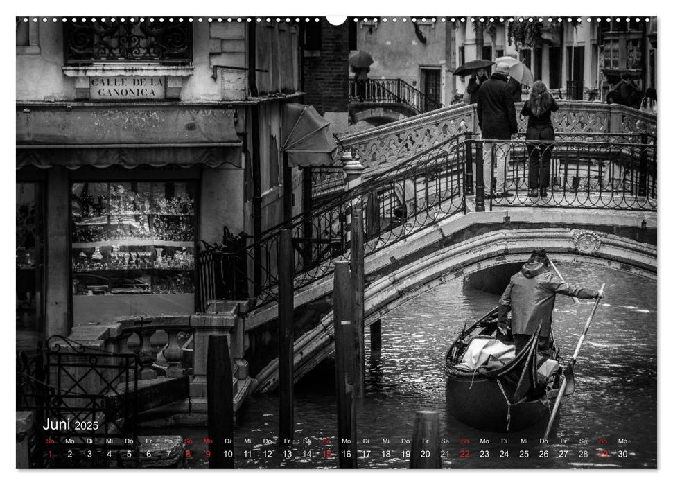 Venedig - Licht und Schatten (CALVENDO Premium Wandkalender 2025)